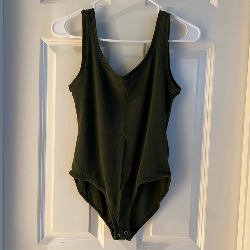 Heart Hips Green Bodysuit Classic Tank Style